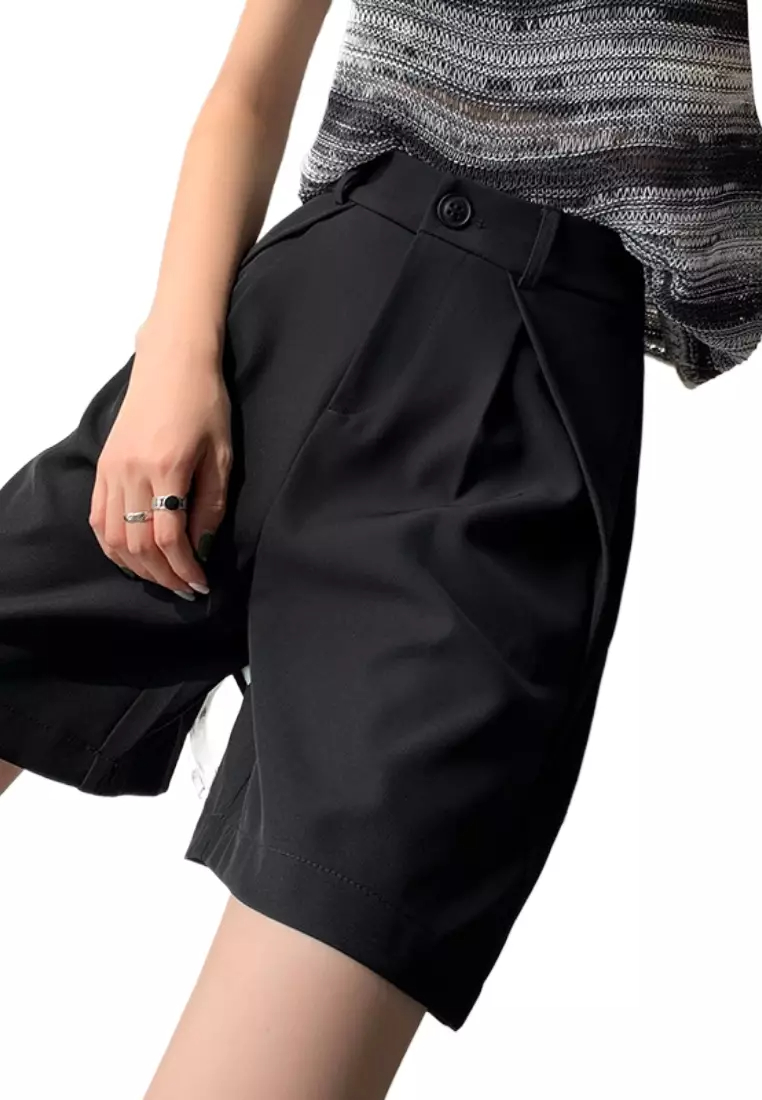 2024 new casual tailoring women's short trousers K070908BK