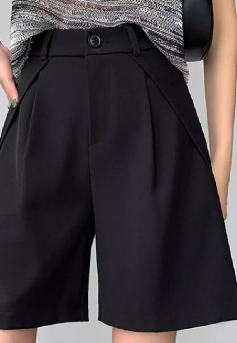 2024 new casual tailoring women's short trousers K070908BK