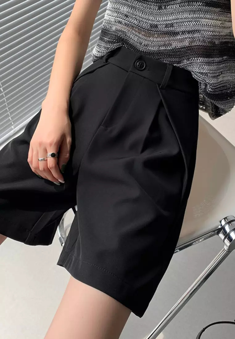 2024 new casual tailoring women's short trousers K070908BK