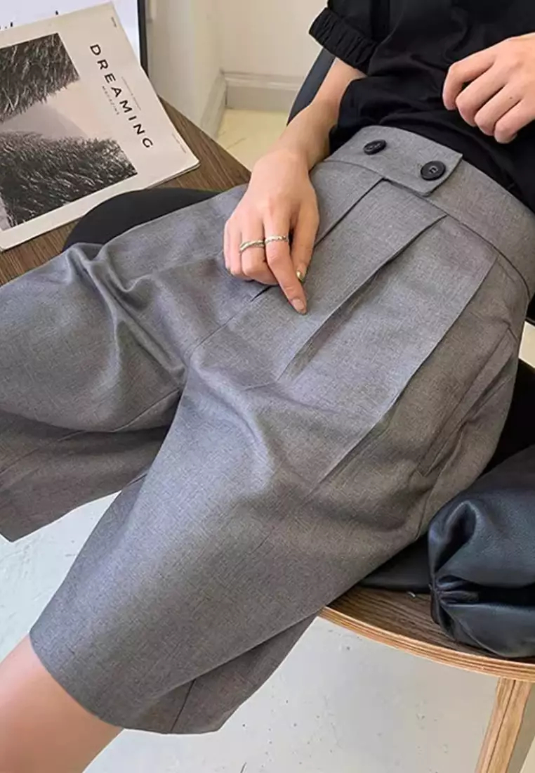 2024 new casual tailoring women's short trousers K070907GY