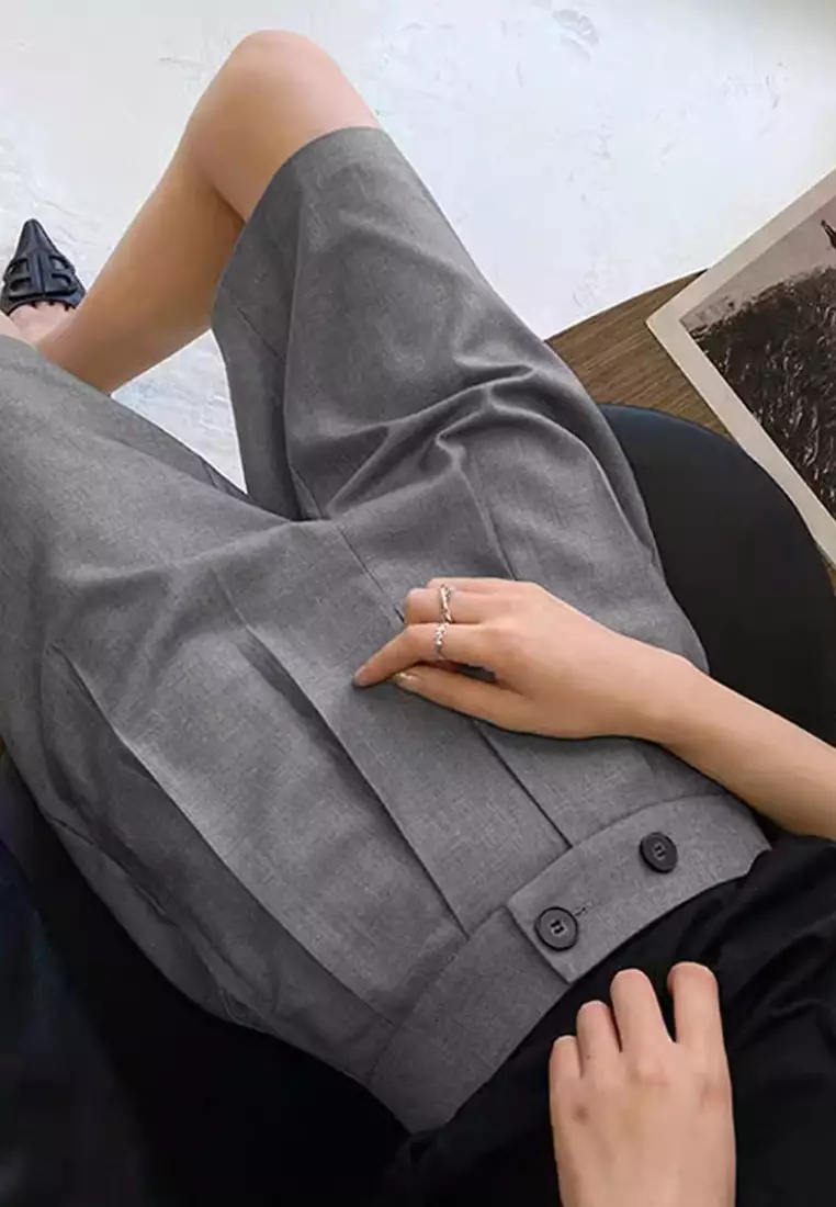 2024 new casual tailoring women's short trousers K070907GY