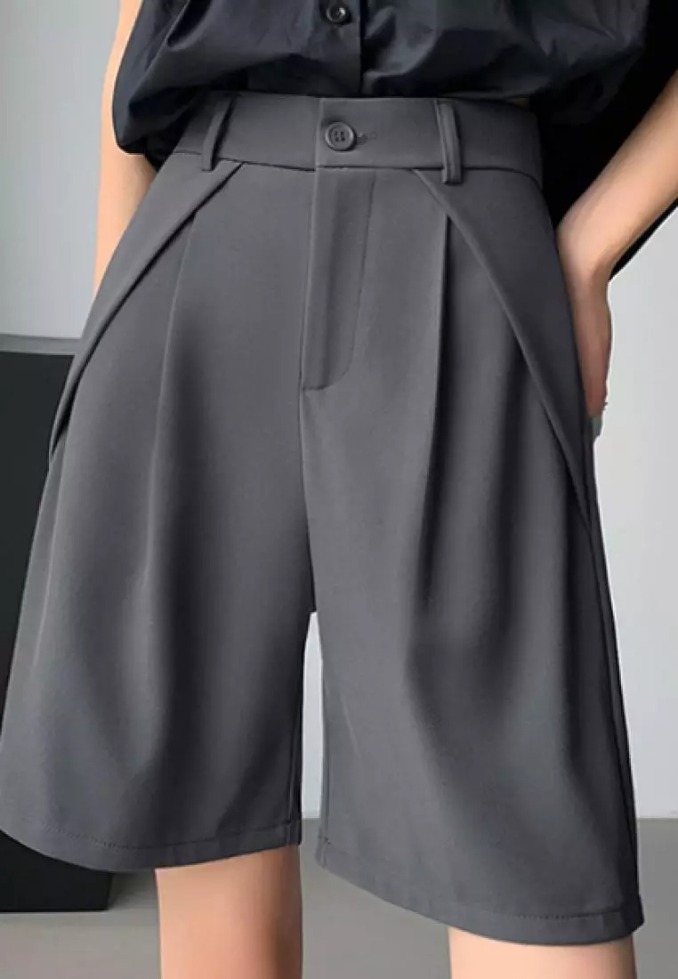 2024 new casual tailoring women's short trousers K070908BK