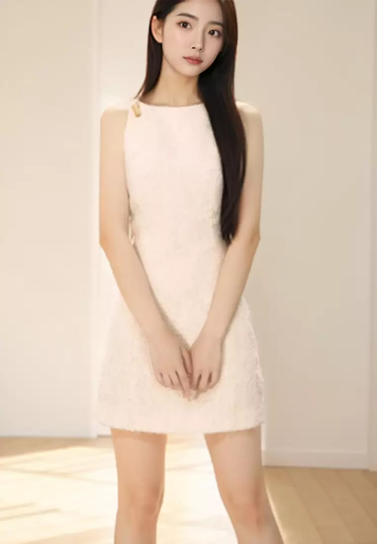 Fashion new style fringed fabric vest dress K061709