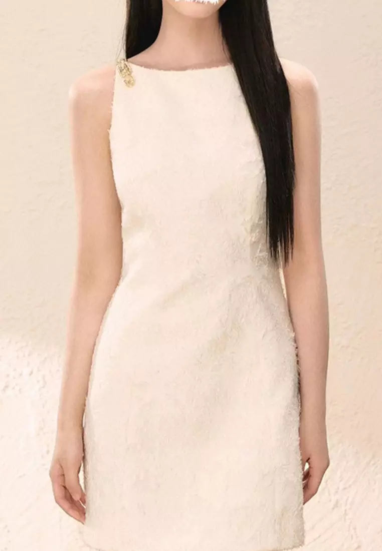 Fashion new style fringed fabric vest dress K061709