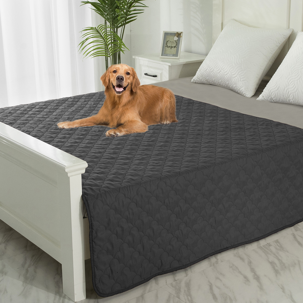 Dog Bed Covers Dog Rugs Pet Pads Puppy Pads Washable Pee Pads for Dog Blankets for Couch Protection Super Soft Pet Bed Covers for Dog Training Pads 1 Piece