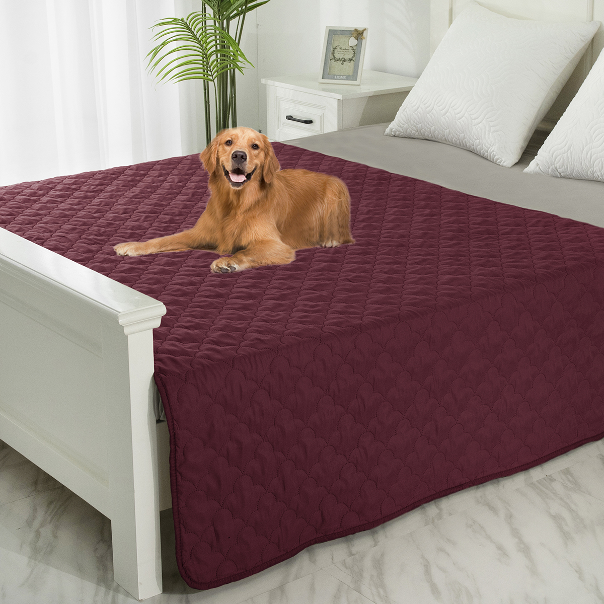Dog Bed Covers Dog Rugs Pet Pads Puppy Pads Washable Pee Pads for Dog Blankets for Couch Protection Super Soft Pet Bed Covers for Dog Training Pads 1 Piece