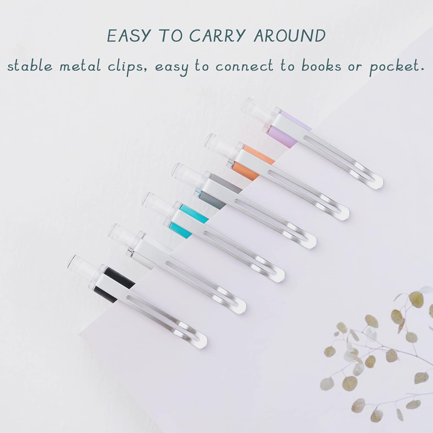 Ballpoint Pens Black Retractable Ink Writing Pen Office 0.7mm Ball Point Pen for Journaling