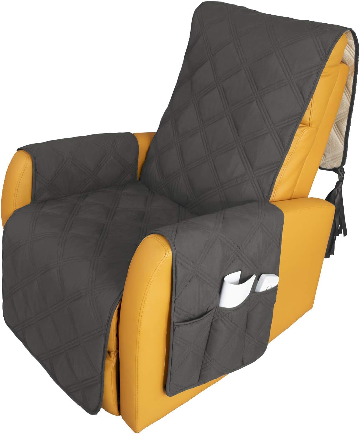 Recliner Chair Covers Waterproof with Non-Slip Furniture Protector Sofa Slipcover for Children, Sofa Covers for Dogs