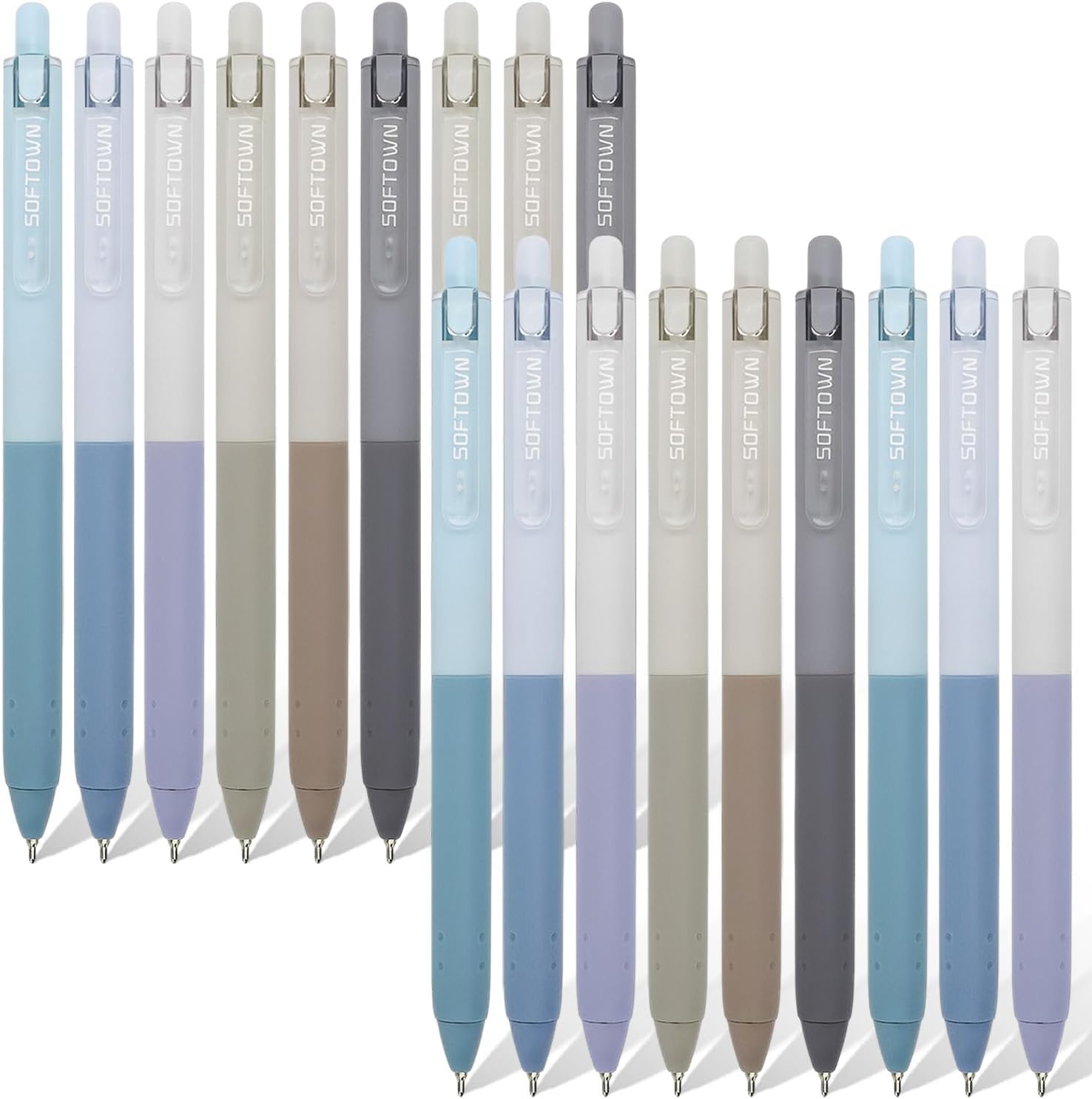 Retractable Ballpoint Pens Black Ink 0.7mm Pens Writing Pen Office Fine Ball Point Pen for Journaling