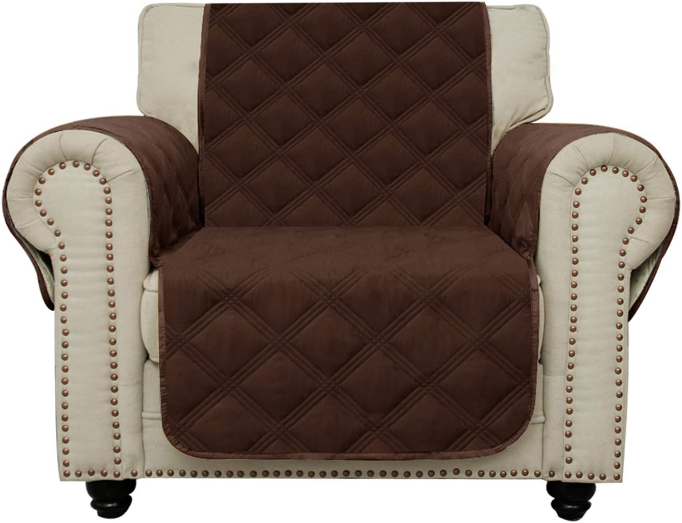 Recliner Chair Covers Waterproof with Non-Slip Furniture Protector Sofa Slipcover for Children, Sofa Covers for Dogs