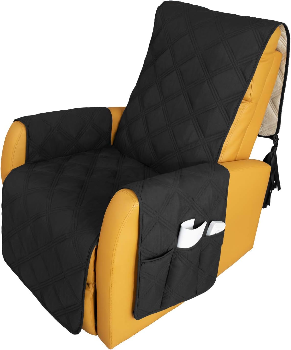 Recliner Chair Covers Waterproof with Non-Slip Furniture Protector Sofa Slipcover for Children, Sofa Covers for Dogs