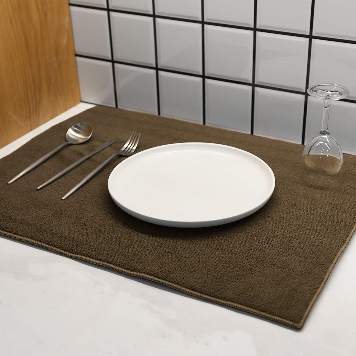 超纤维碟干垫可逆- 2包超级吸收干燥垫，碟干垫厨房柜台