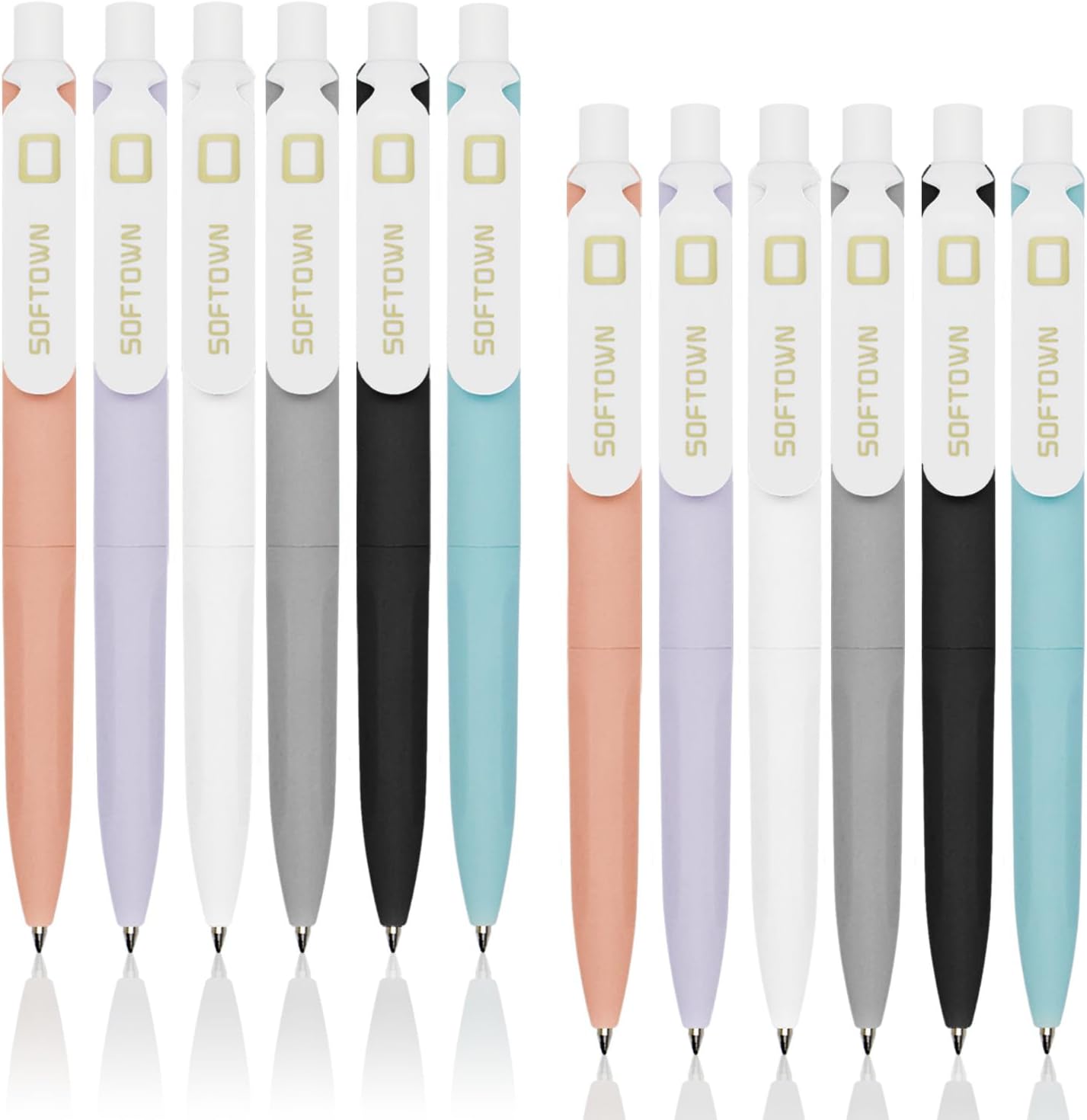 Ballpoint Pens 0.7mm Pens Black Ink Retractable Writing Pen Office Fine Ball Point Pen for Journaling