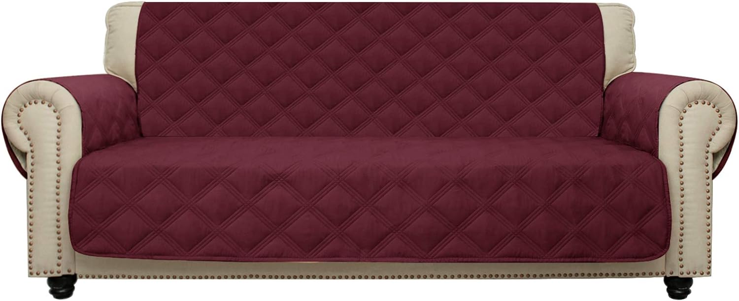 Recliner Chair Covers Waterproof with Non-Slip Furniture Protector Sofa Slipcover for Children, Sofa Covers for Dogs