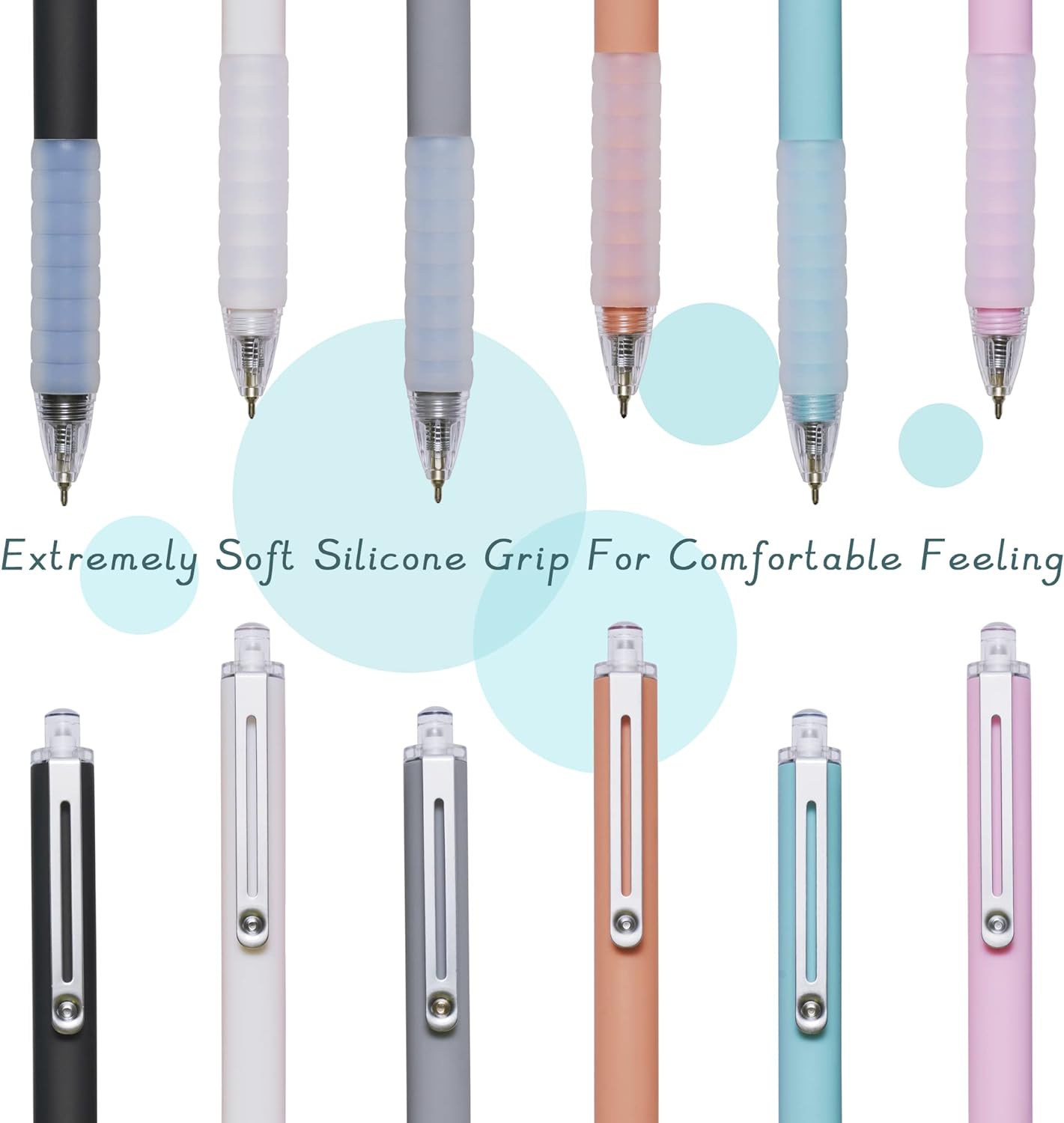 Ballpoint Pens Black Ink Retractable Pen Ball Point Pen for Journaling Writing Office Pen