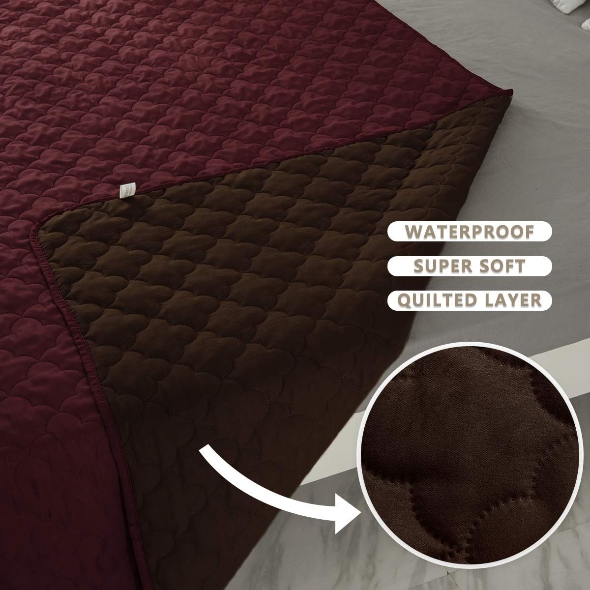 Dog Bed Covers Dog Rugs Pet Pads Puppy Pads Washable Pee Pads for Dog Blankets for Couch Protection Super Soft Pet Bed Covers for Dog Training Pads 1 Piece