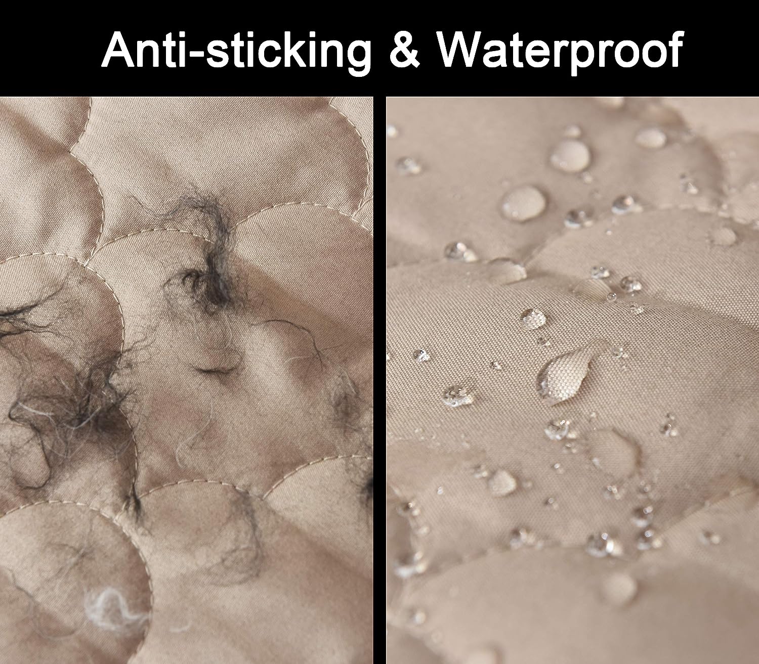 Waterproof Nonslip Recliner Cover Stay in Place Dog Couch Chair Cover Furniture Protector Ideal Sofa Slipcovers for Pets and Kids