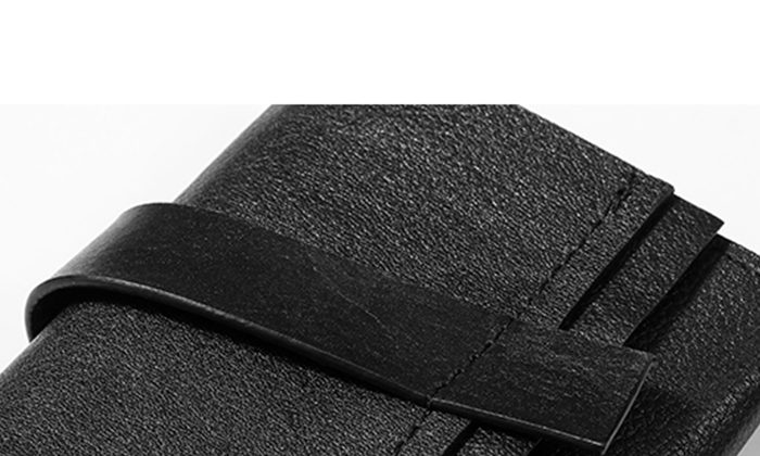 Long Bi-fold Leather Wallet (5)