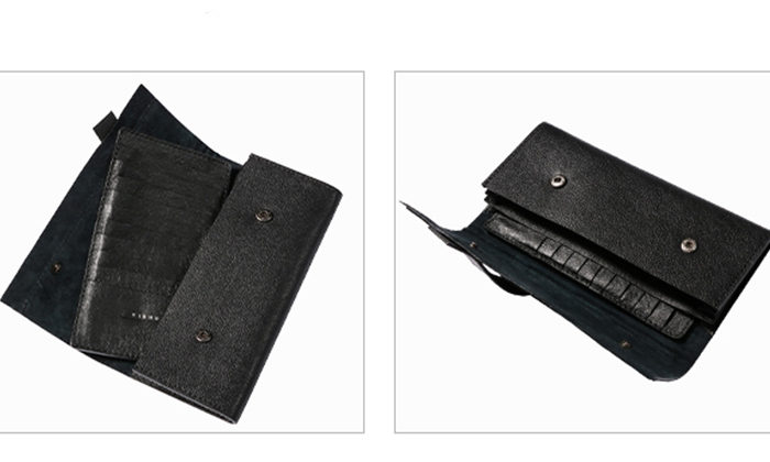 Long Bi-fold Leather Wallet (7)