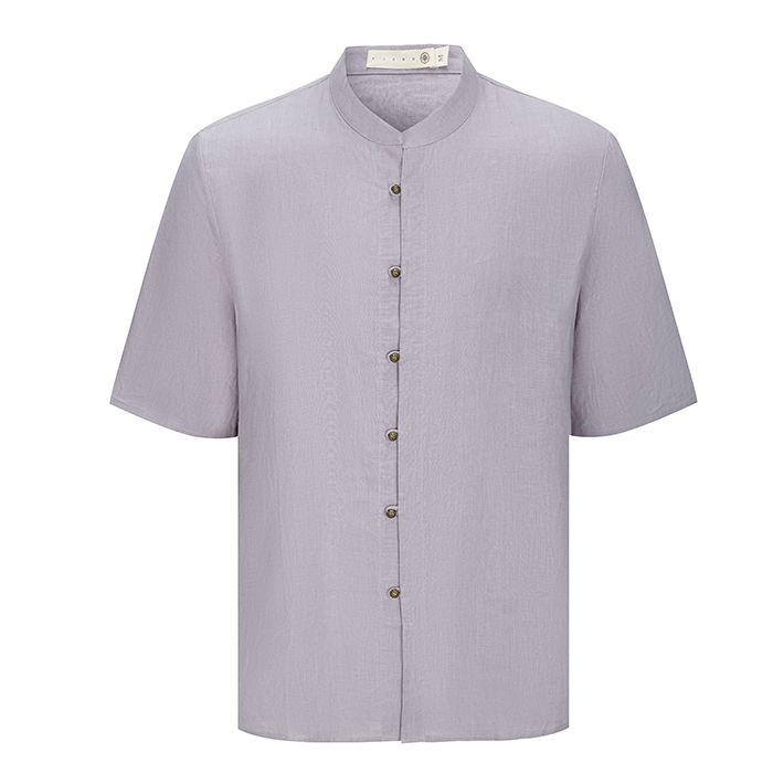 Mandarin Collar Shirt-Short Sleeve-Product-Shot010