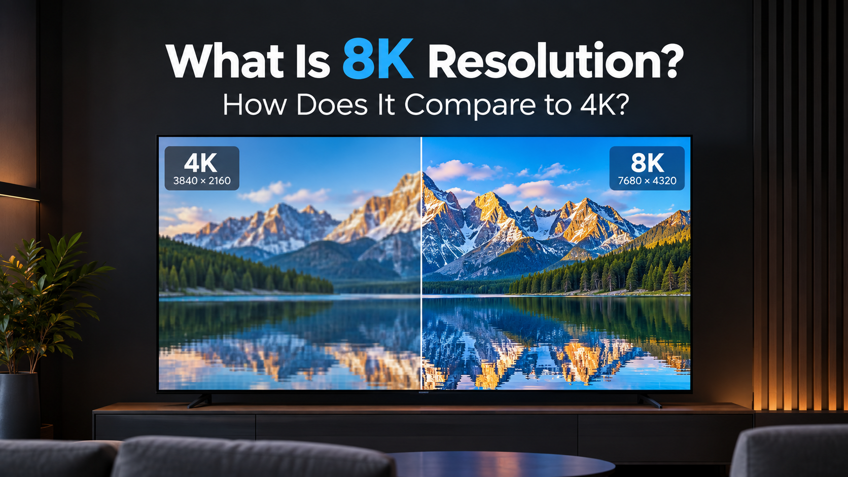 What Is 8K Resolution? How Does It Compare to 4K?