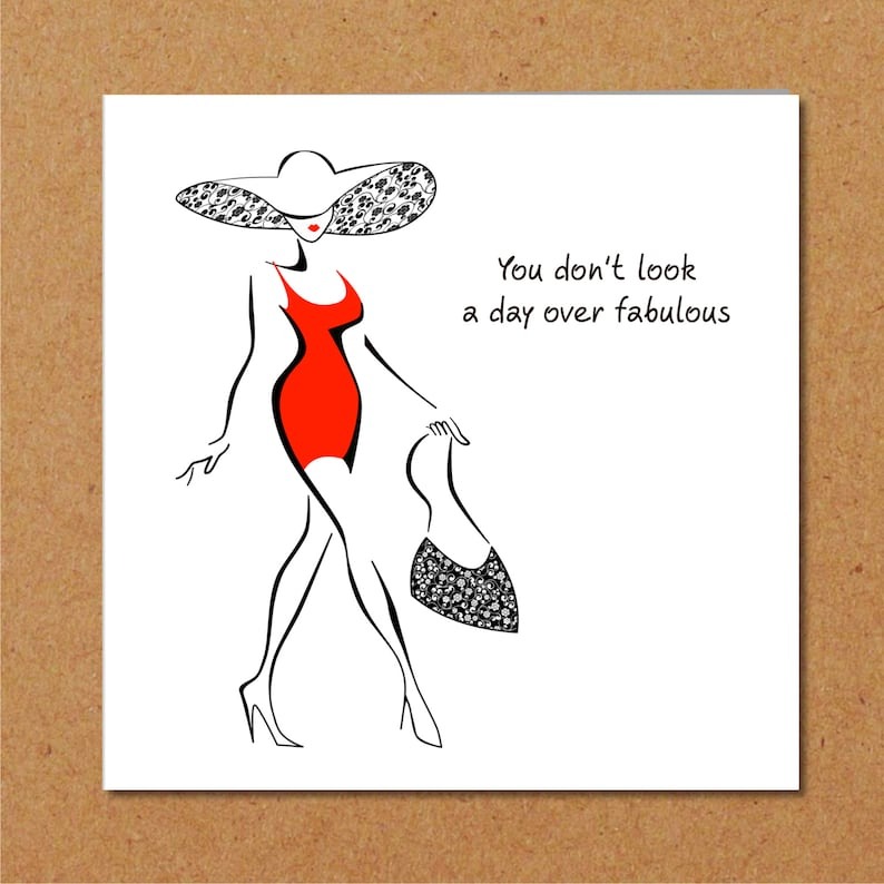 Funny Humorous -Best  Birthday Card for Female Friends 