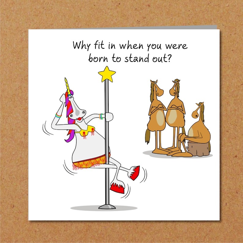 Funny Humorous -Best  Birthday Card for Female Friends 