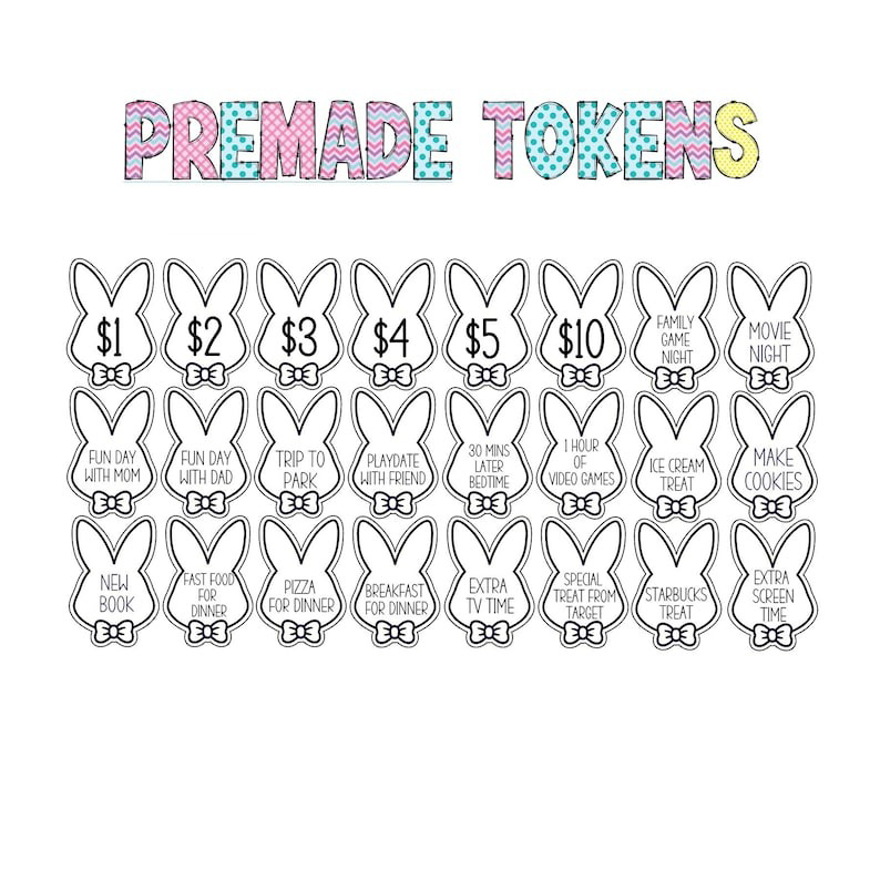Easter Egg Fillers-Easter Tokens