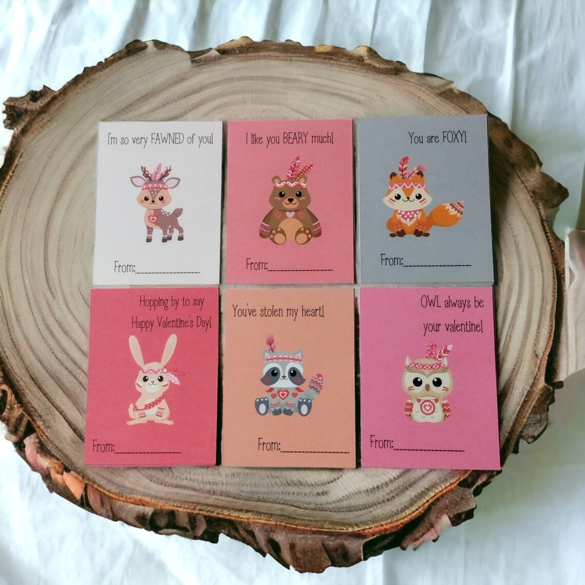 🧒Kids Classroom Valentines Card Set