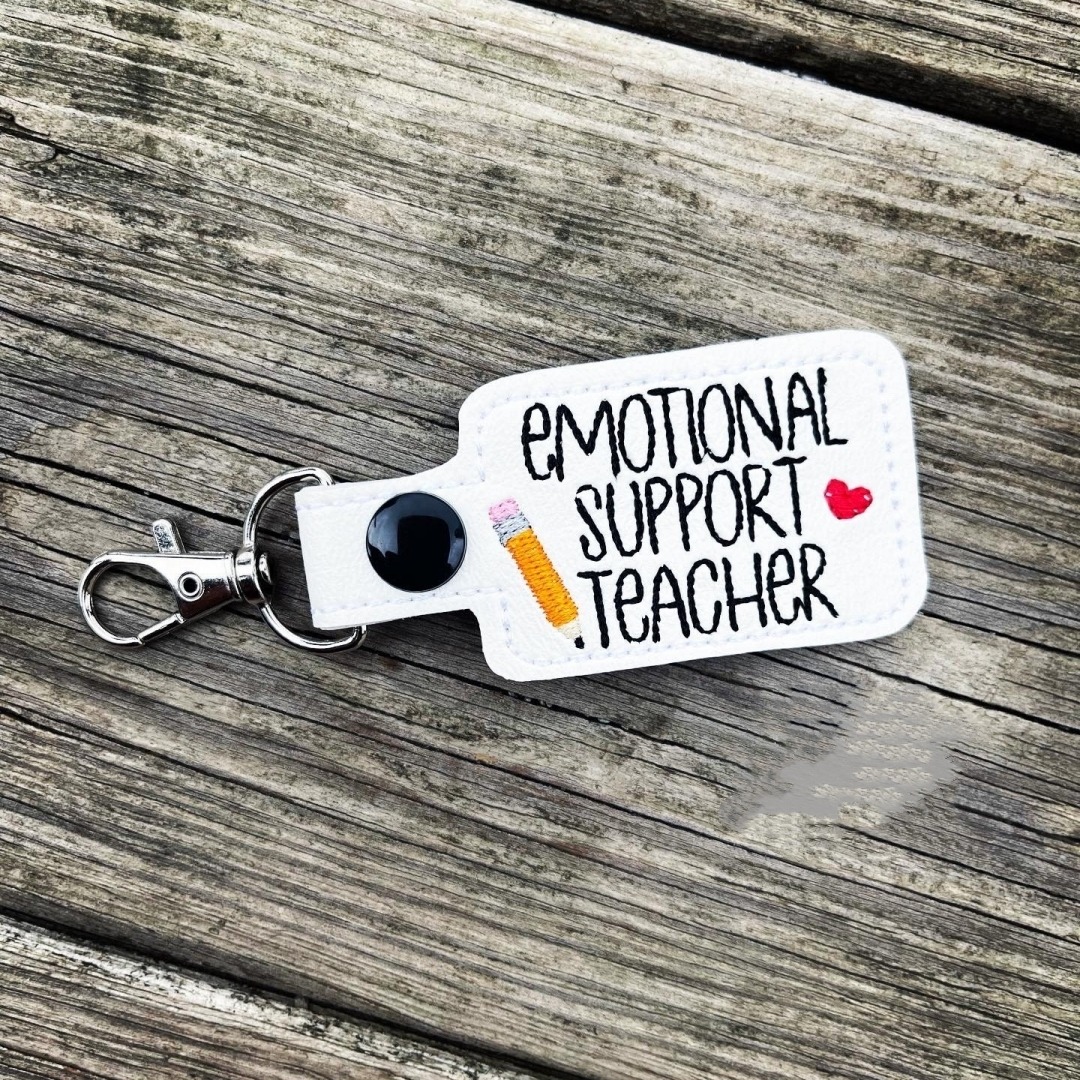 🌈Rainbow Hearts Snap Tab Design-Emotional Support💕