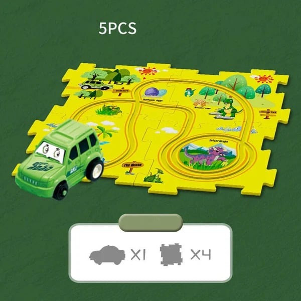 Educational Jigsaw Road Toy Set