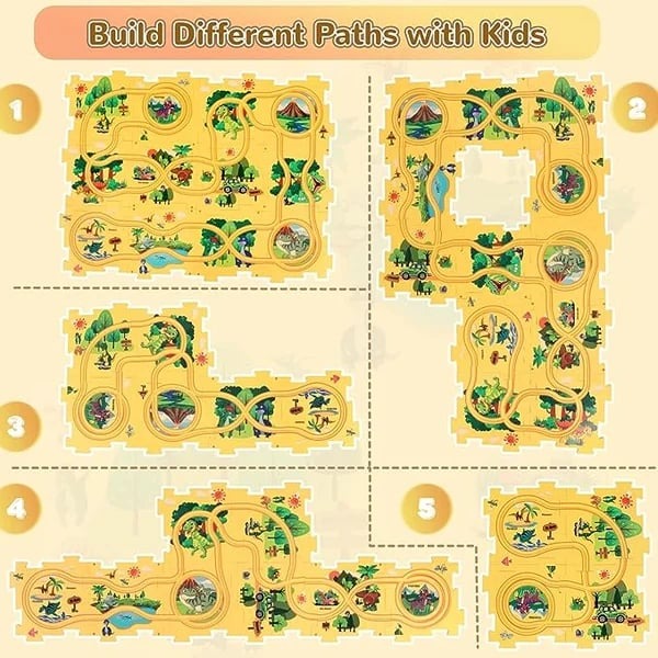 Educational Jigsaw Road Toy Set