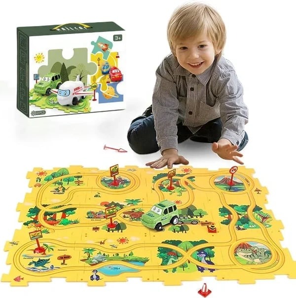 Educational Jigsaw Road Toy Set