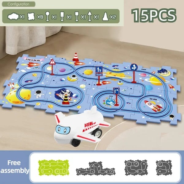 Educational Jigsaw Road Toy Set