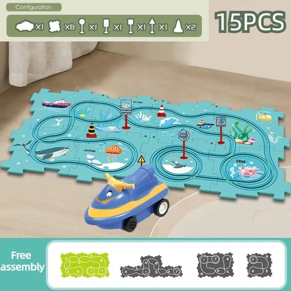 Educational Jigsaw Road Toy Set
