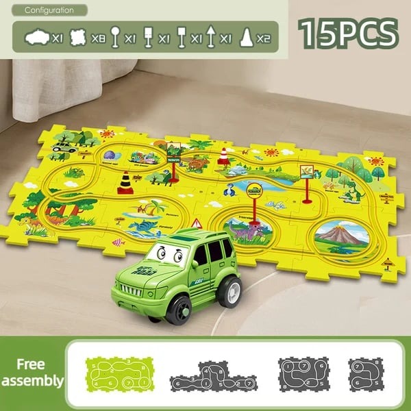 Educational Jigsaw Road Toy Set