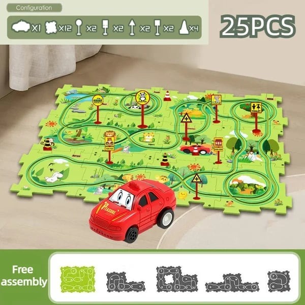 Educational Jigsaw Road Toy Set