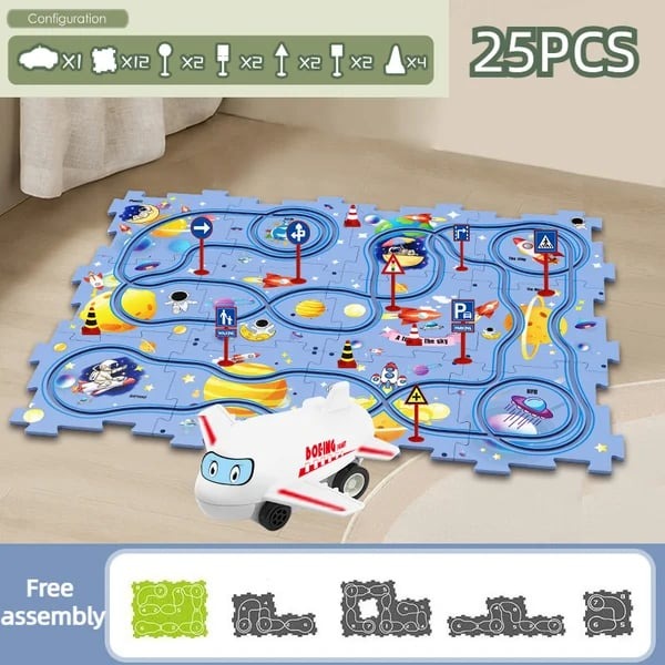 Educational Jigsaw Road Toy Set