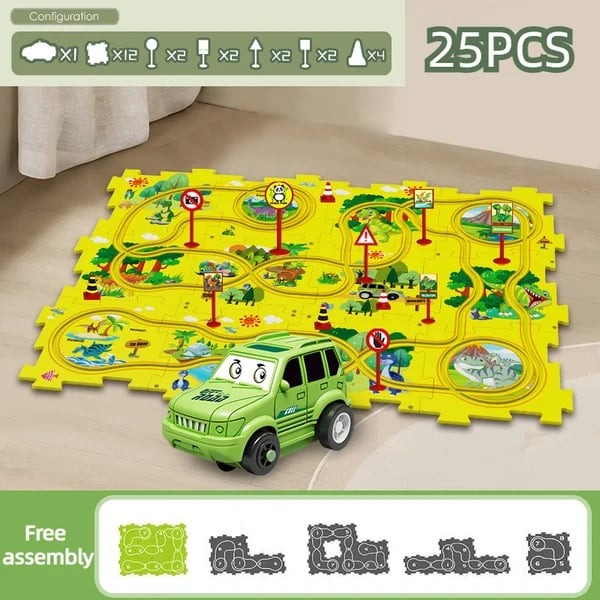Educational Jigsaw Road Toy Set