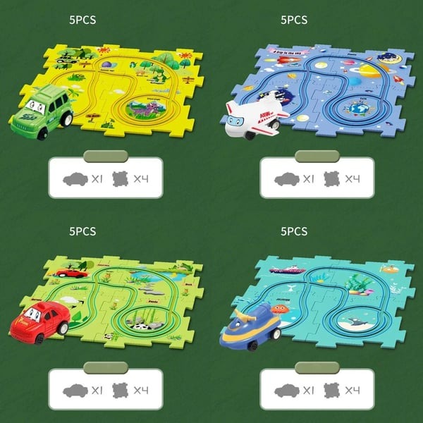 Educational Jigsaw Road Toy Set