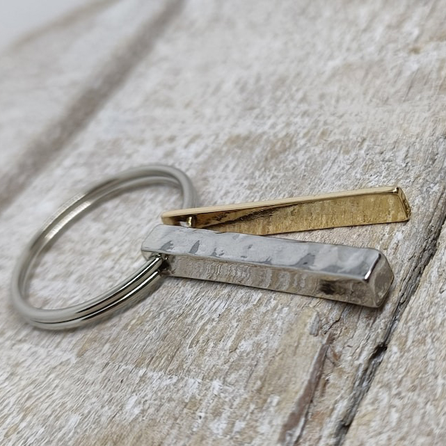 Valentines present-Couples romantic Thick and Thin keyring