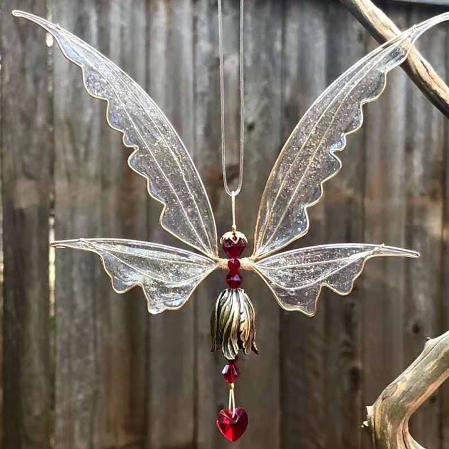 🎁BEST GIFT🦋Angel Wings Butterfly Wind Chime