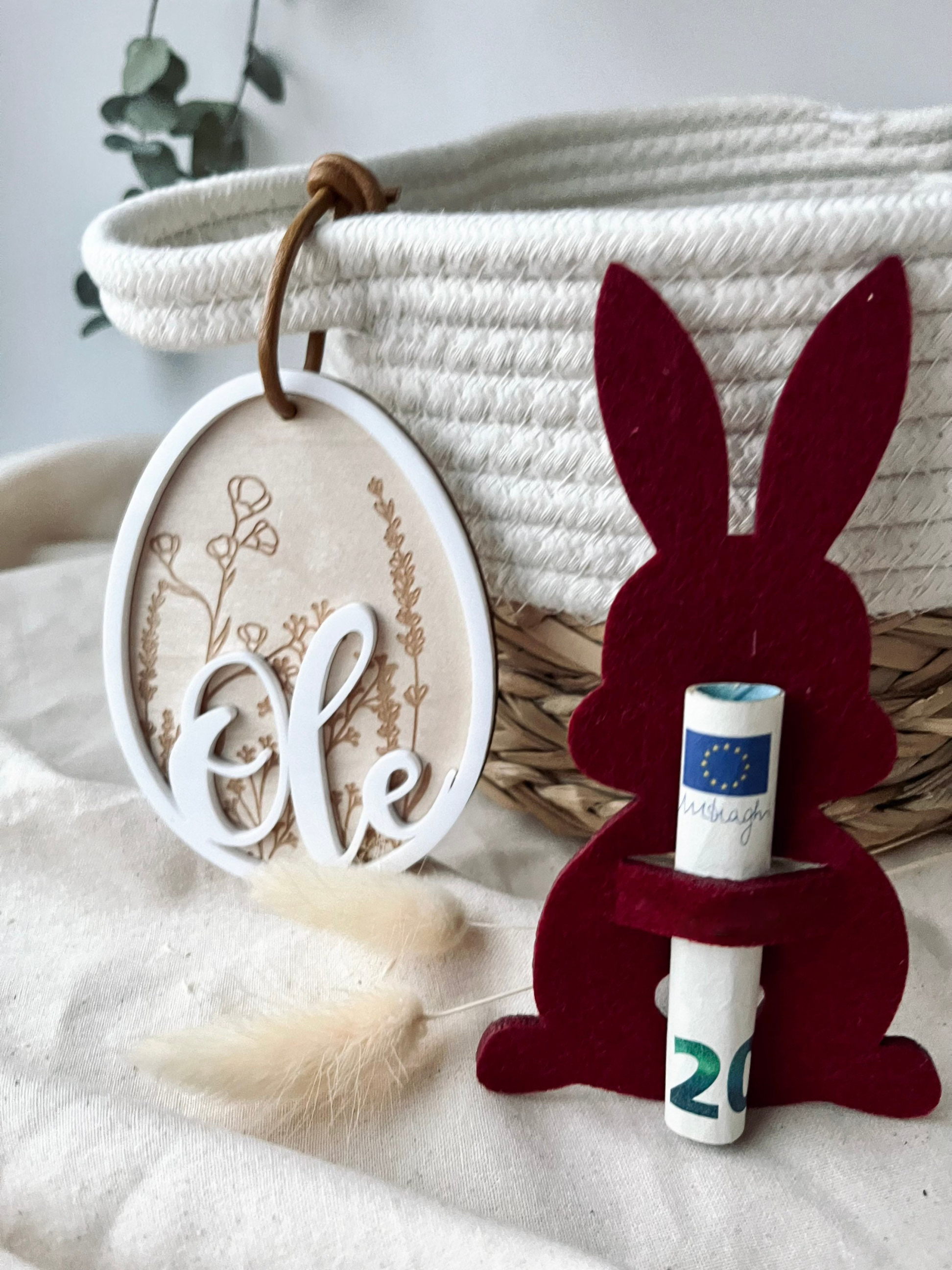 Easter Bunny Money Holder Gift