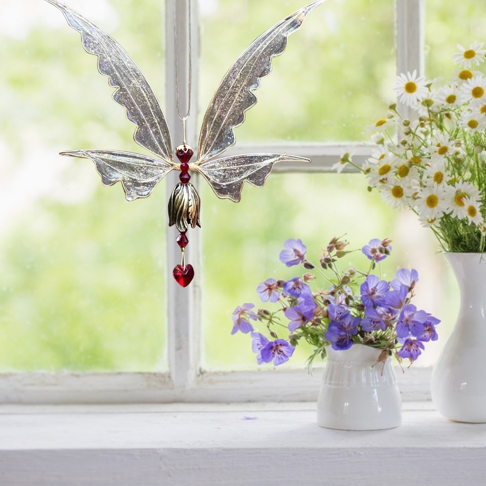 🎁BEST GIFT🦋Angel Wings Butterfly Wind Chime