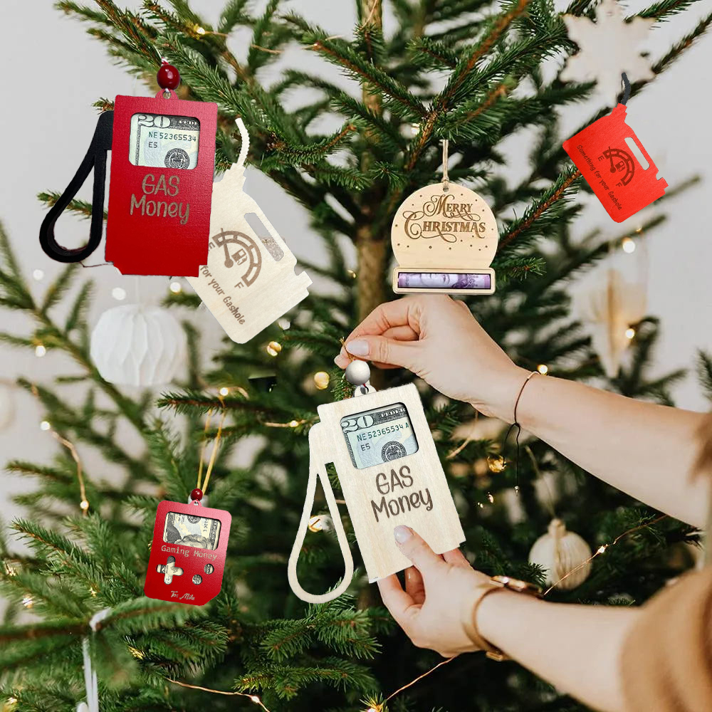 Funny Christmas | Gas (Shopping)Money Ornament