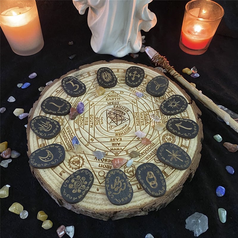 Witch Rune Set Decoration