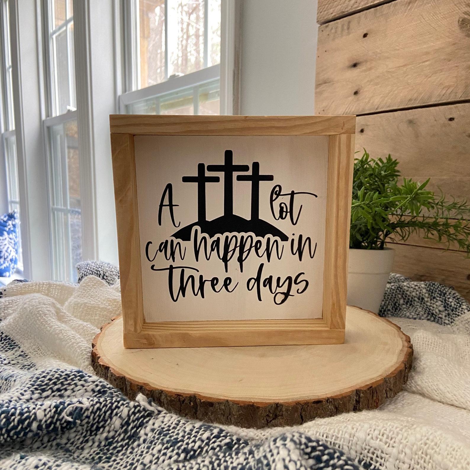 Easter Decor | Silly Rabbit Easter is for Jesus Sign