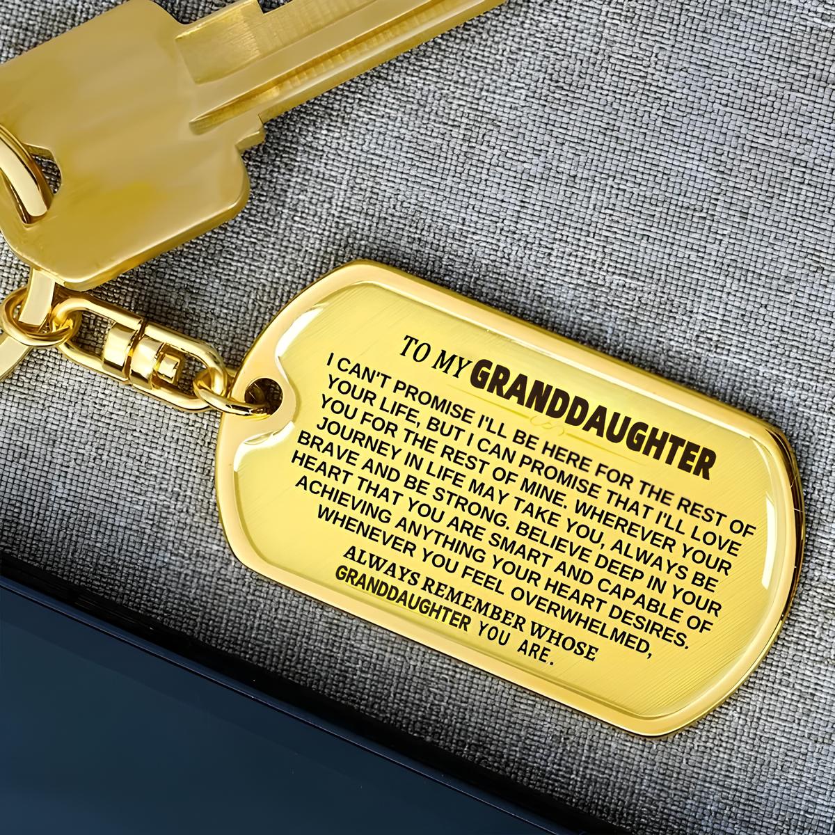 🔥To My Grandchildren - Remember Whose Grandchildren You Are - Unique Keychain