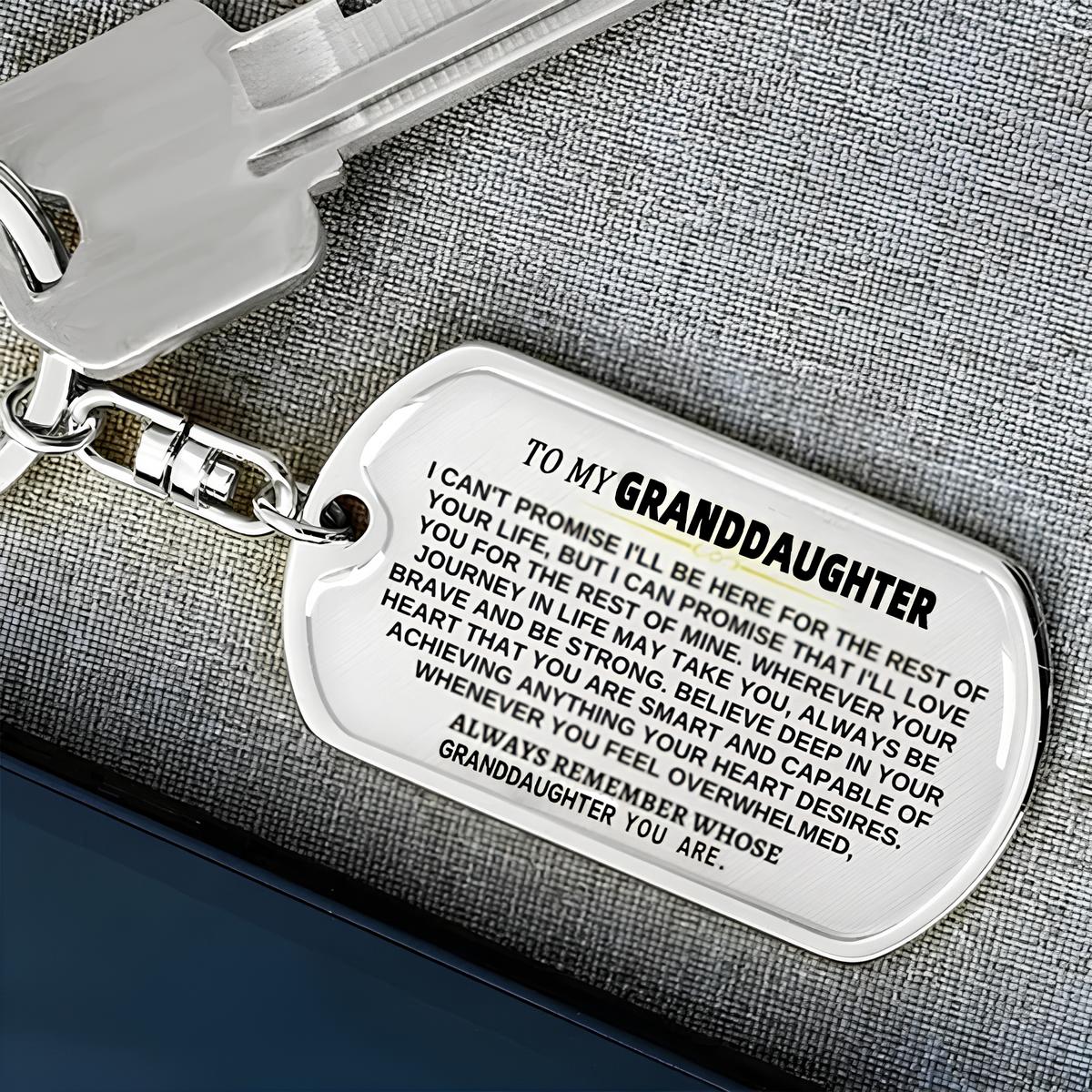 🔥To My Grandchildren - Remember Whose Grandchildren You Are - Unique Keychain