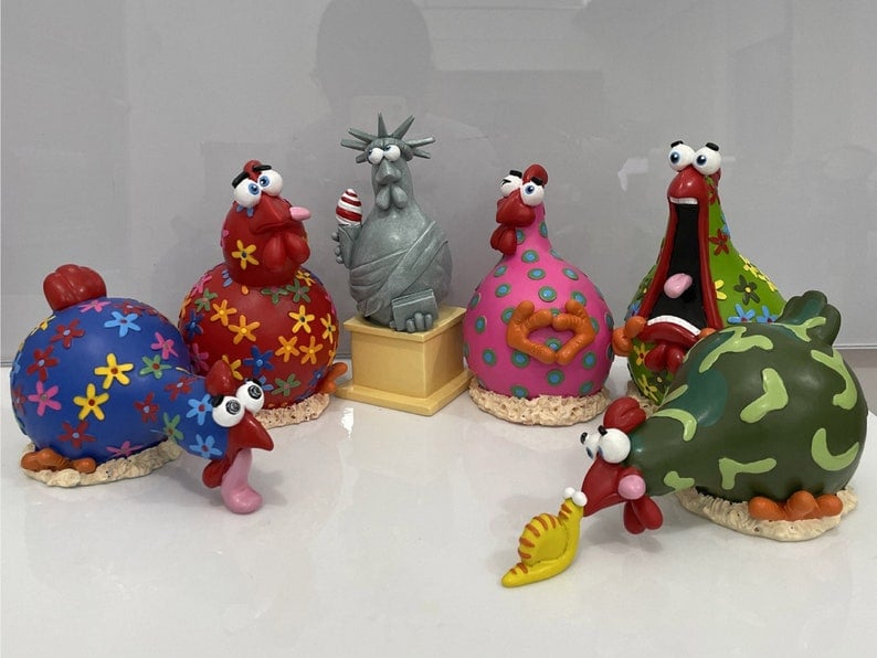 Silly Chicken Decor